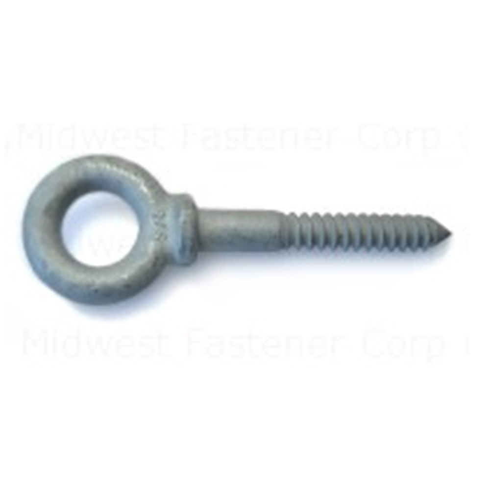 Midwest Fastener 5/8 in. x 4 in. Galvanized Shoulder Eye Lag Bolt
