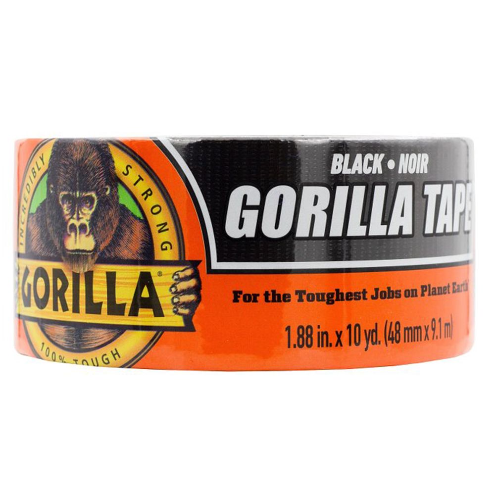 Gorilla 1-7/8 in. x 12 yd. Black Duct Tape