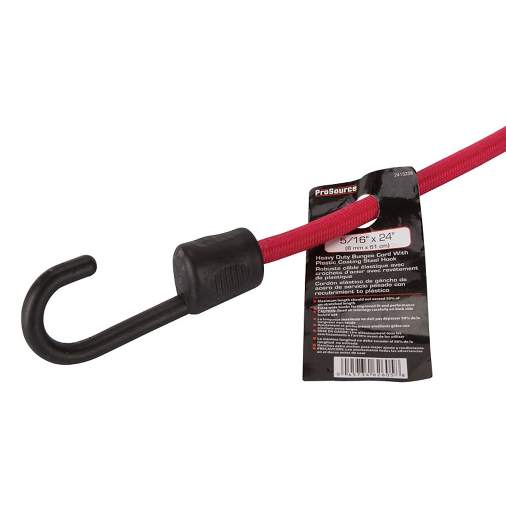 Bell Link 5/16 in. x 24 in. Heavy Duty Red Stretch Cord