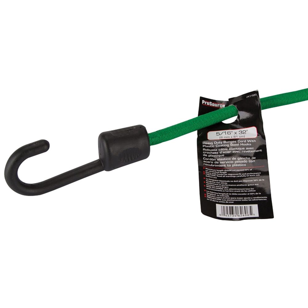 Bell Link 5/16 in. x 32 in. Heavy Duty Green Stretch Cord
