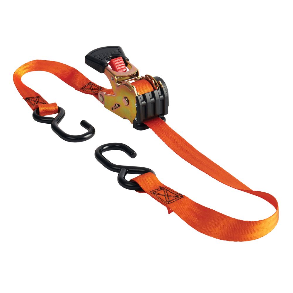 Hampton Products 6210868 6 ft. x 1 in. Retractable Ratchet Tie-Down Strap