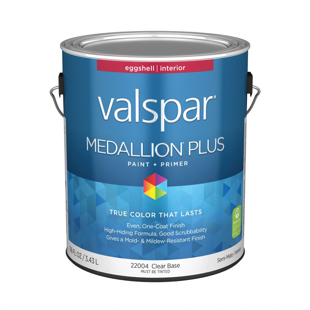 Valspar 1 gal. Medallion Plus Clear Base Eggshell Interior Paint and Primer