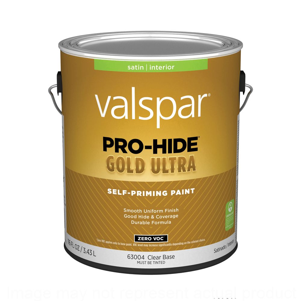 Valspar 1 gal. Pro-Hide Gold Ultra Satin Clear Interior Self-Priming Paint