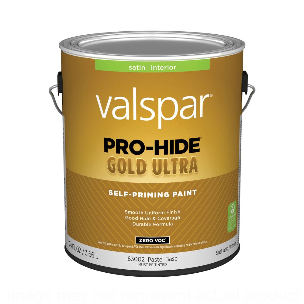 Valspar 1 gal. Pro-Hide Gold Ultra Satin Pastel Base Interior Self-Priming Paint