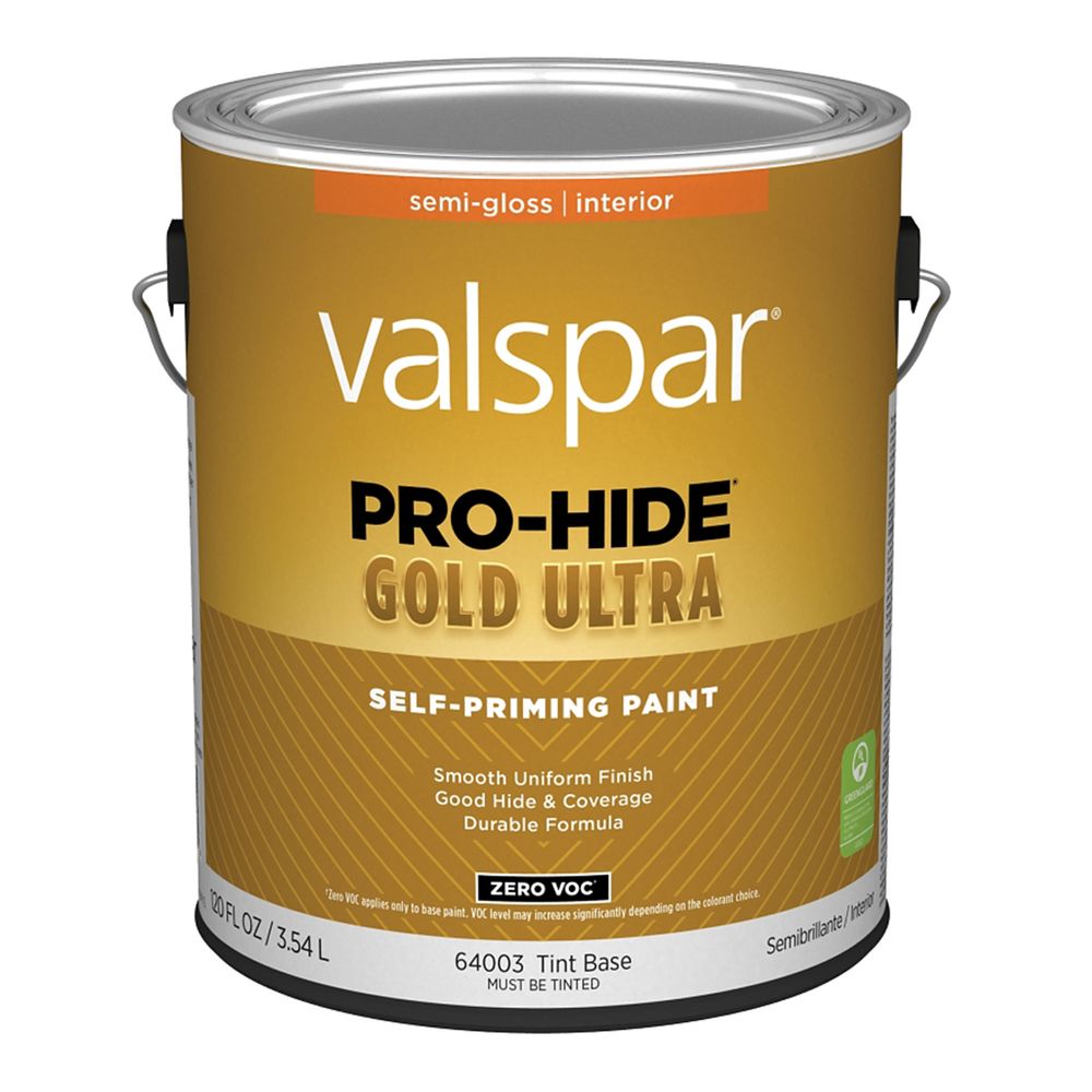 Valspar 1 gal. Pro-Hide Gold Ultra Semi-Gloss Interior Self-Priming Paint