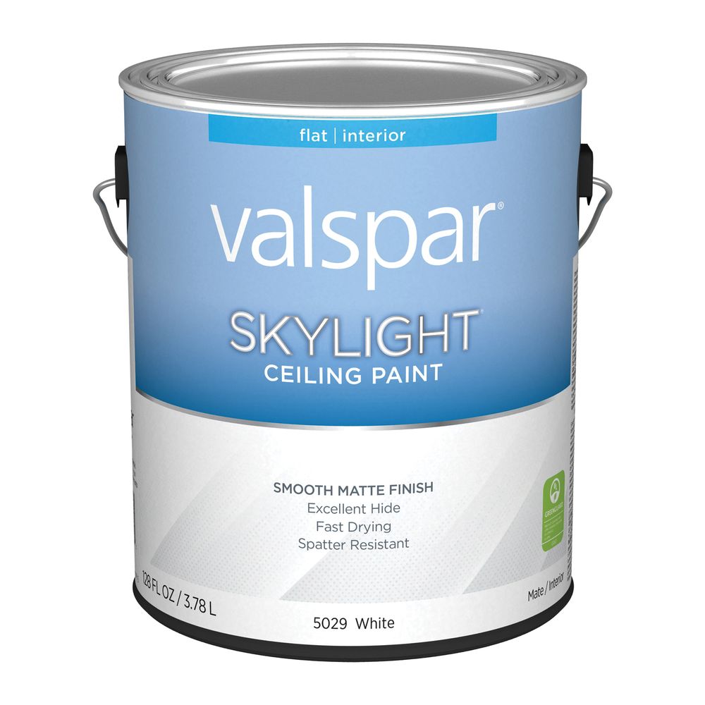 Valspar 1 gal. Skylight Flat White Latex Ceiling Paint