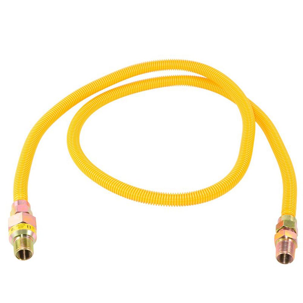 Eastman 3/8 in. x 1/2 in. x 60 in. Stainless Steel Gas Connector