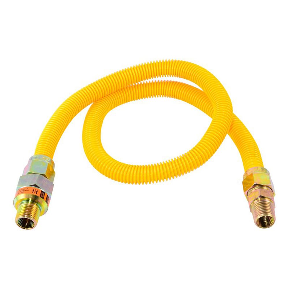 Eastman 1/2 in. x 5/8 in. x 36 in. Stainless Steel Gas Connector