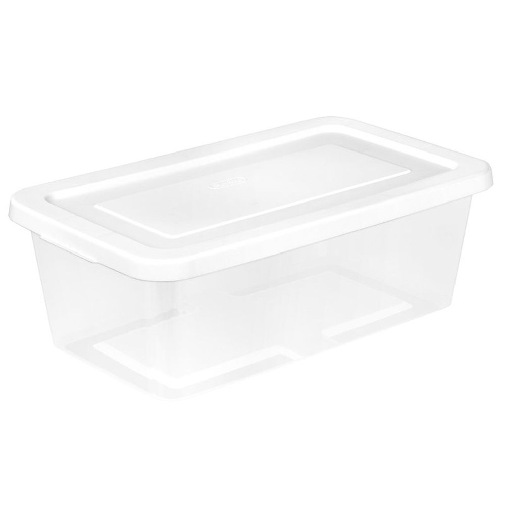 Sterilite 6 Quart Clear Storage Box