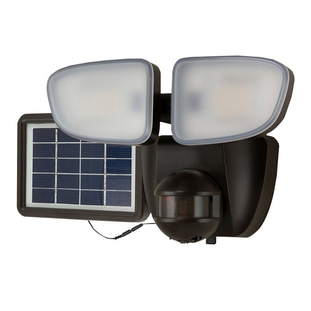 Cooper Lighting 1,000 Lumen Bronze Solar Motion Security Light