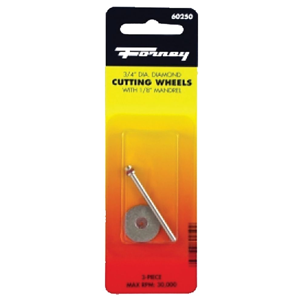 Forney 8910705 3/4 in. 3-Piece Diamond Wheel Kit