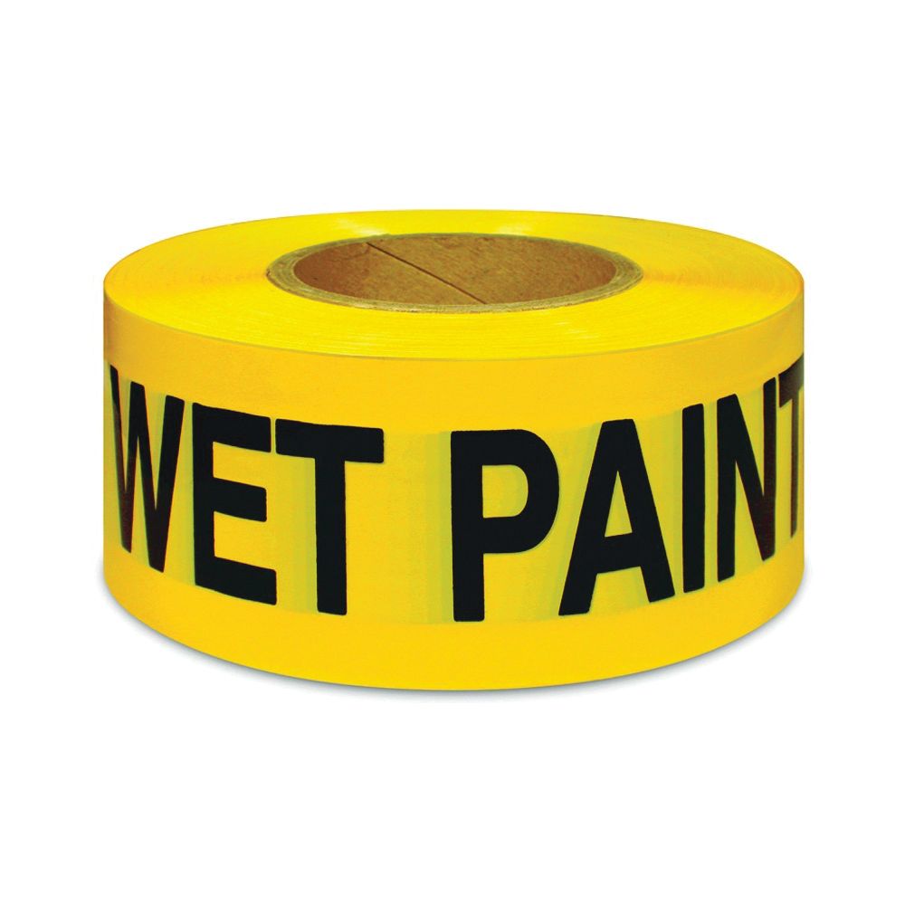 IPG 3 in. x 300 ft. Wet Paint Barricade Tape