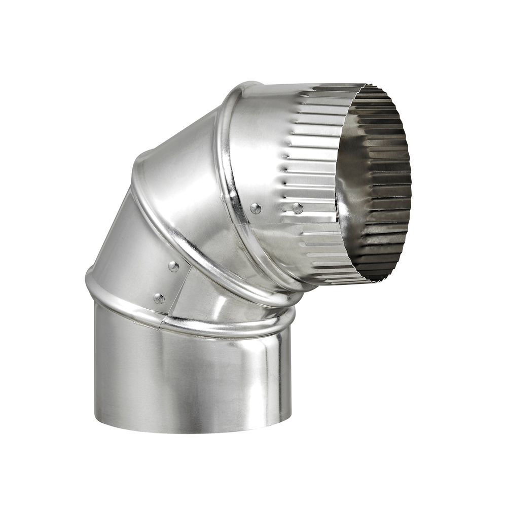 Lambro Industries 3 in. Aluminum Adjustable Duct Elbow