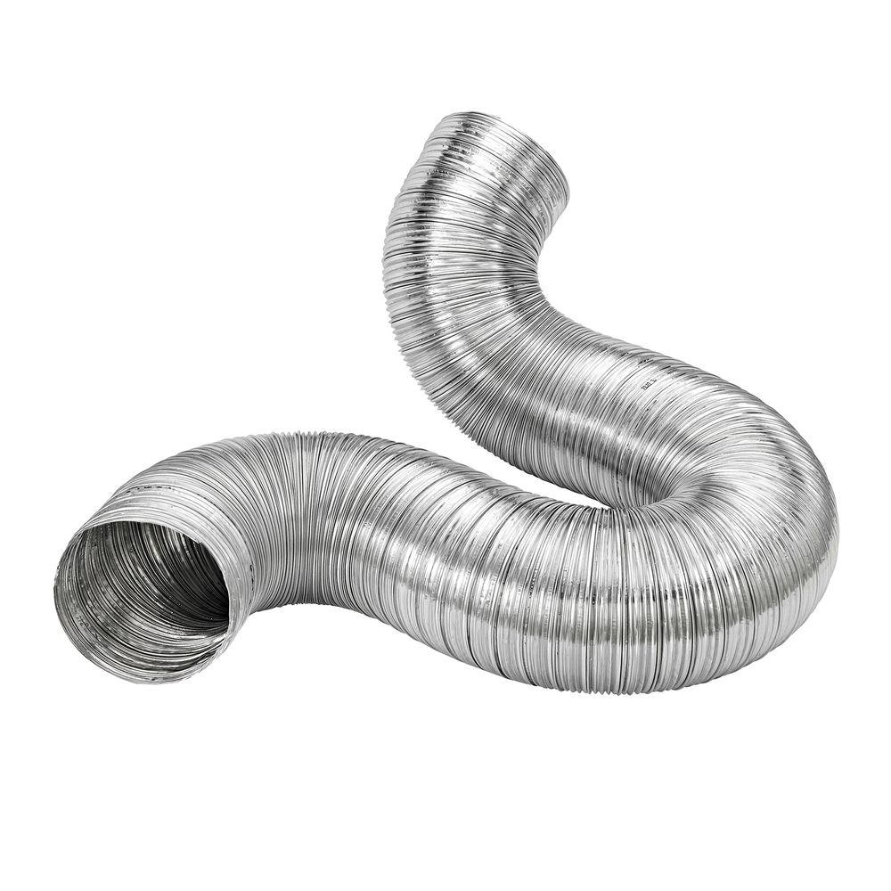 Lambro Industries 5 in. x 8 ft. Flexible Semi-Rigid Aluminum Duct