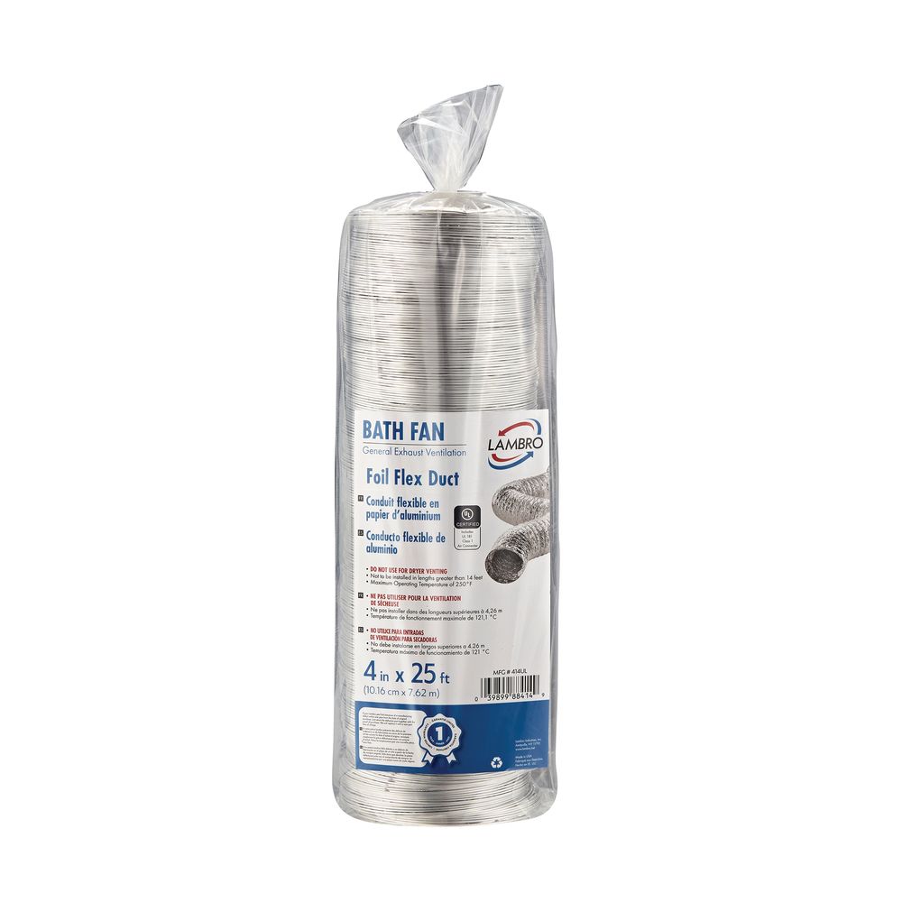 Lambro Industries 4 in. x 25 ft. Flexible Air Connector