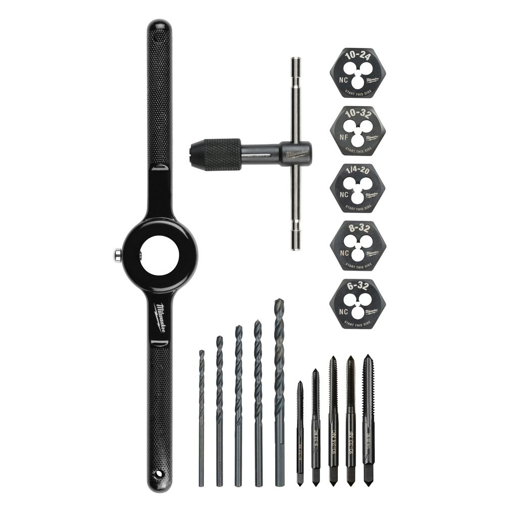 Milwaukee 4997607 17-Piece Metric Tap and Die Set