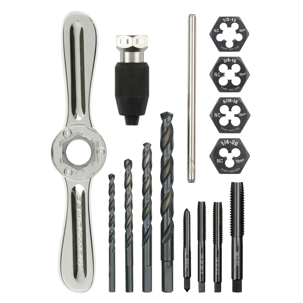 Milwaukee 15-Piece SAE Tap and Die Set