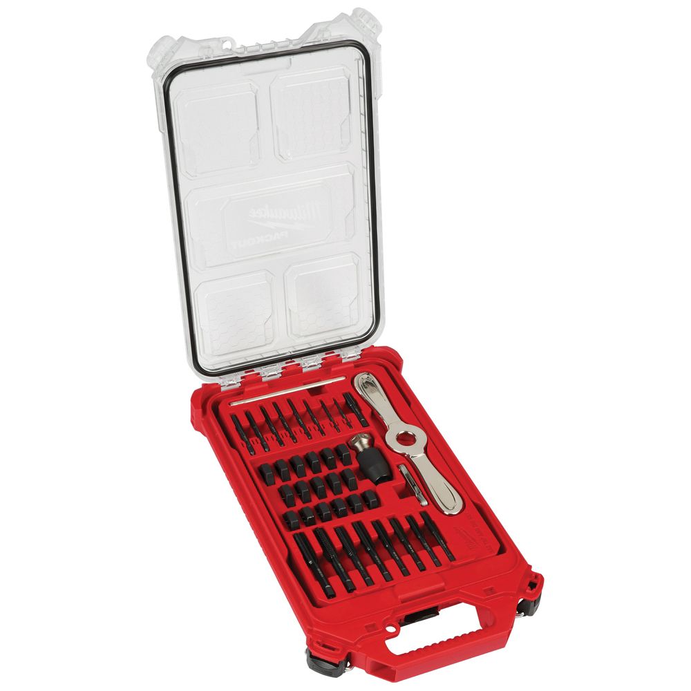Milwaukee 4997631 38-Piece SAE Tap and Die Set