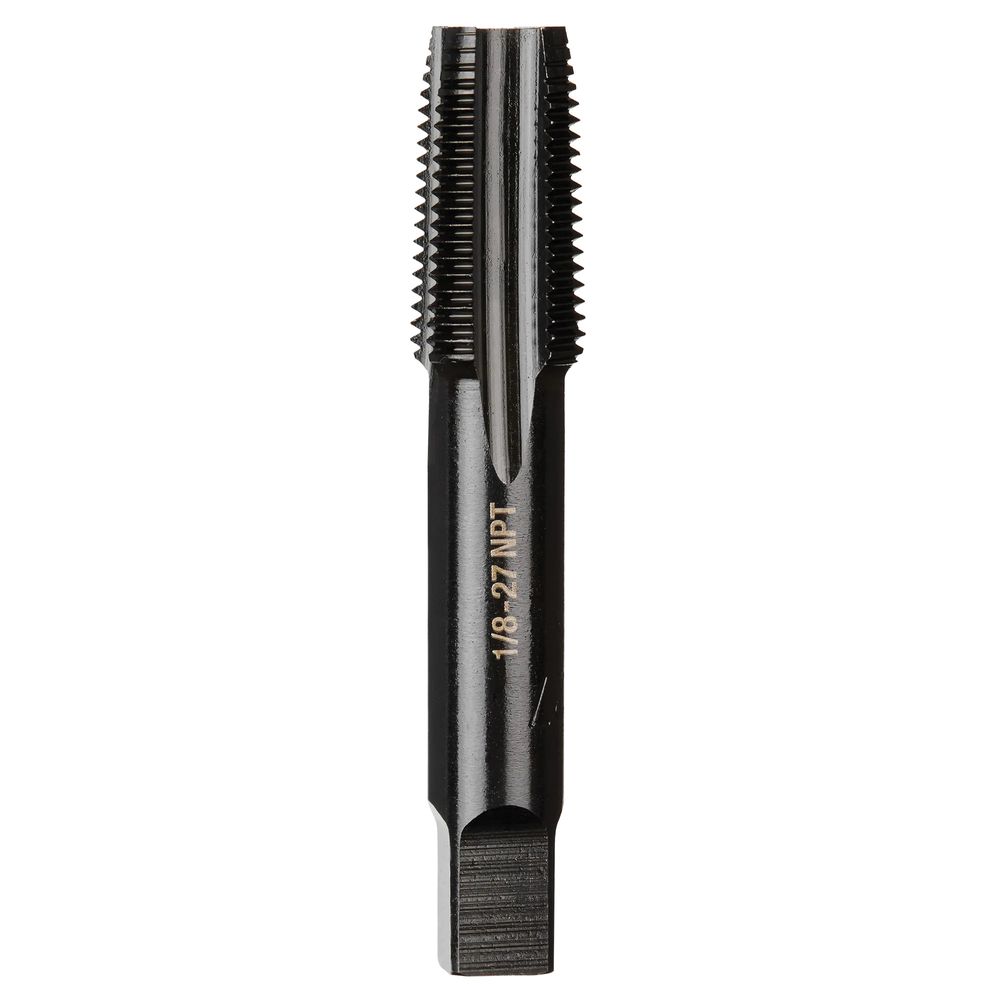 Milwaukee 1/8 in.-27 NPT Straight Flute Plug Tap