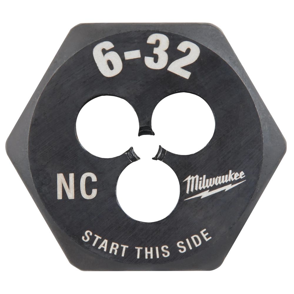 Milwaukee #6-32 NC Hex Threading Die