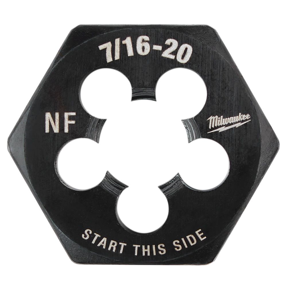 Milwaukee 7/16 in.-20 NF Hex Threading Die