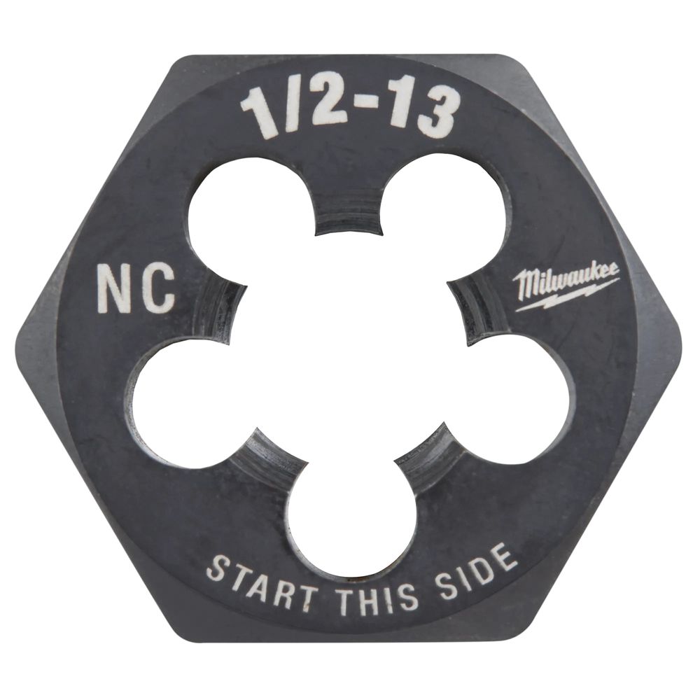 Milwaukee 1/2 in.-13 NC Hex Threading Die