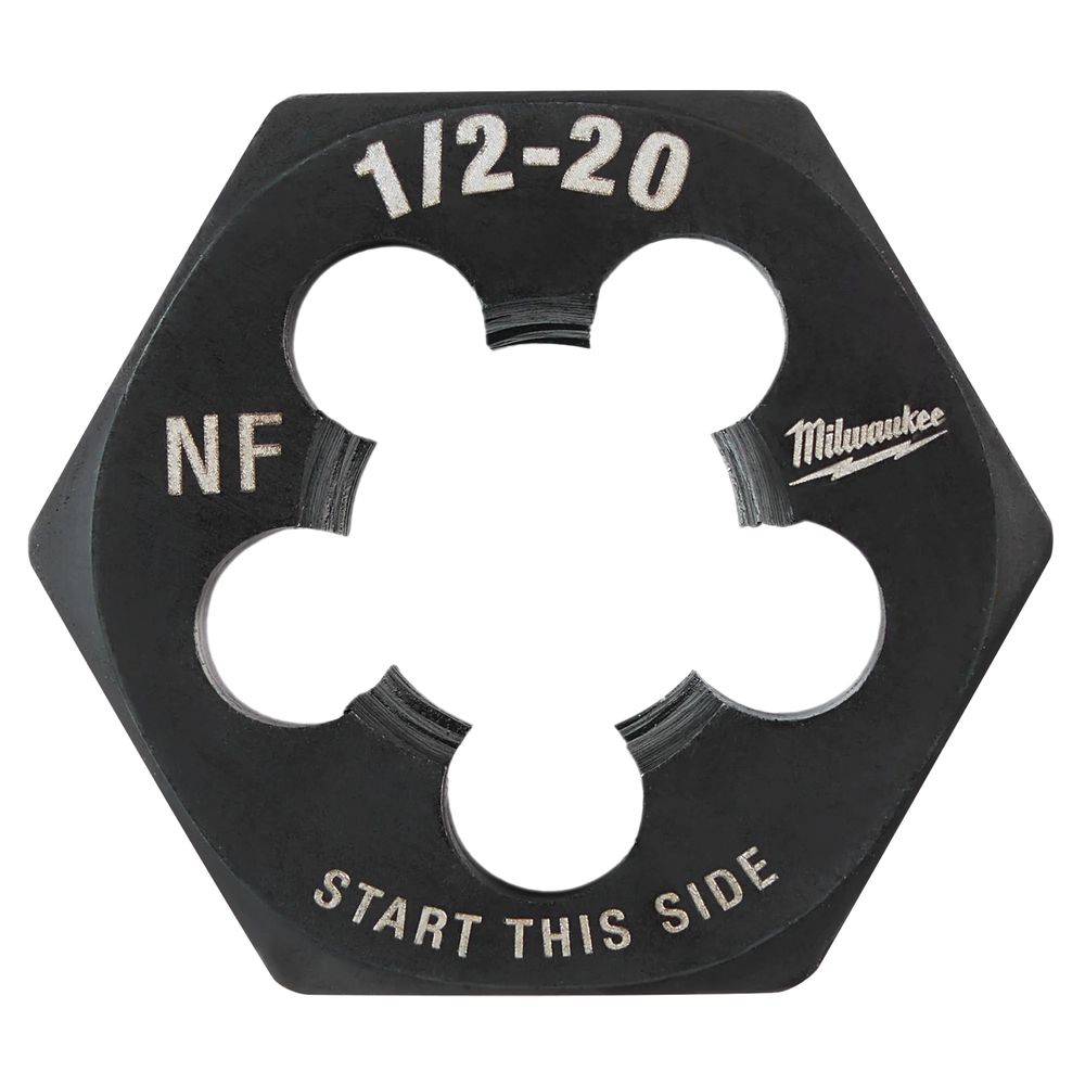 Milwaukee 1/2 in.-20 NF Hex Threading Die