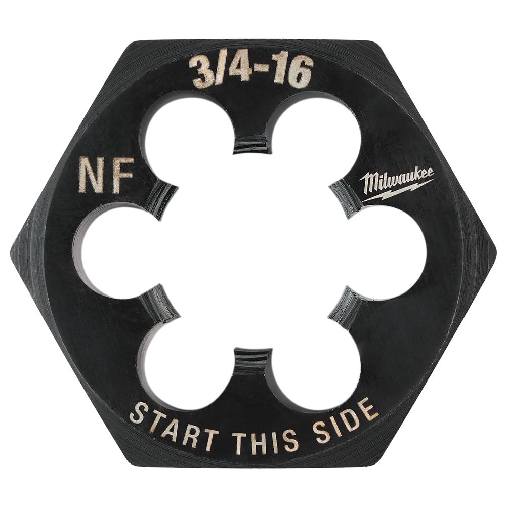Milwaukee 3/4 in.-16 NF Hex Threading Die
