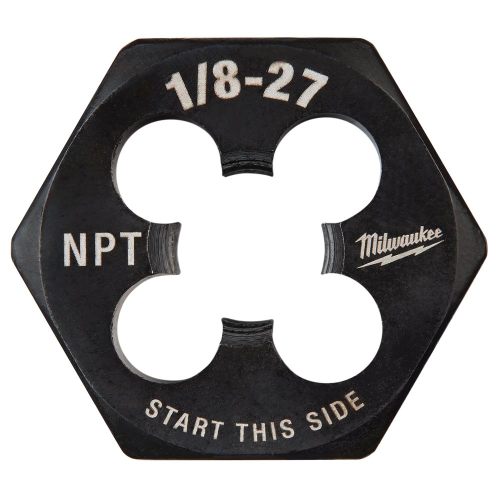 Milwaukee 1/8 in.-27 NPT Hex Threading Die