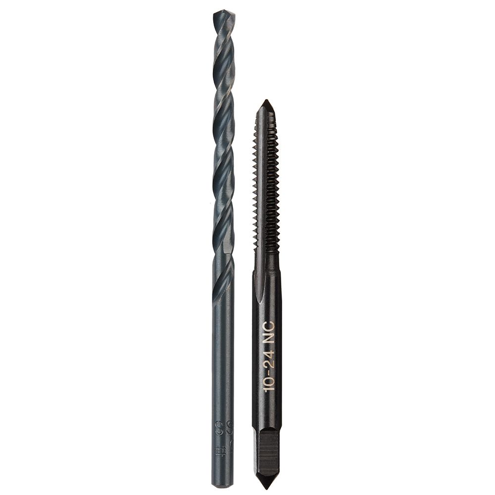 Milwaukee #10-24 NC Plug Tap and Drill Bit Set