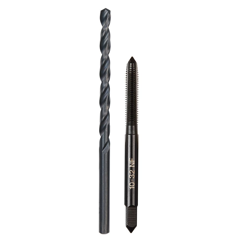 Milwaukee 0327908 #10-32 NC Plug Tap and Drill Bit Set