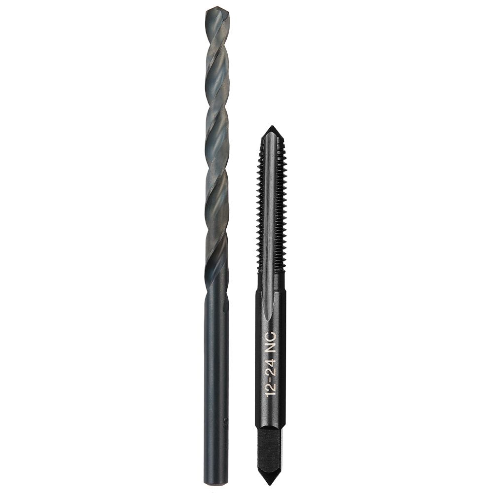 Milwaukee #12-24 NC Plug Tap and #16 Drill Bit Set