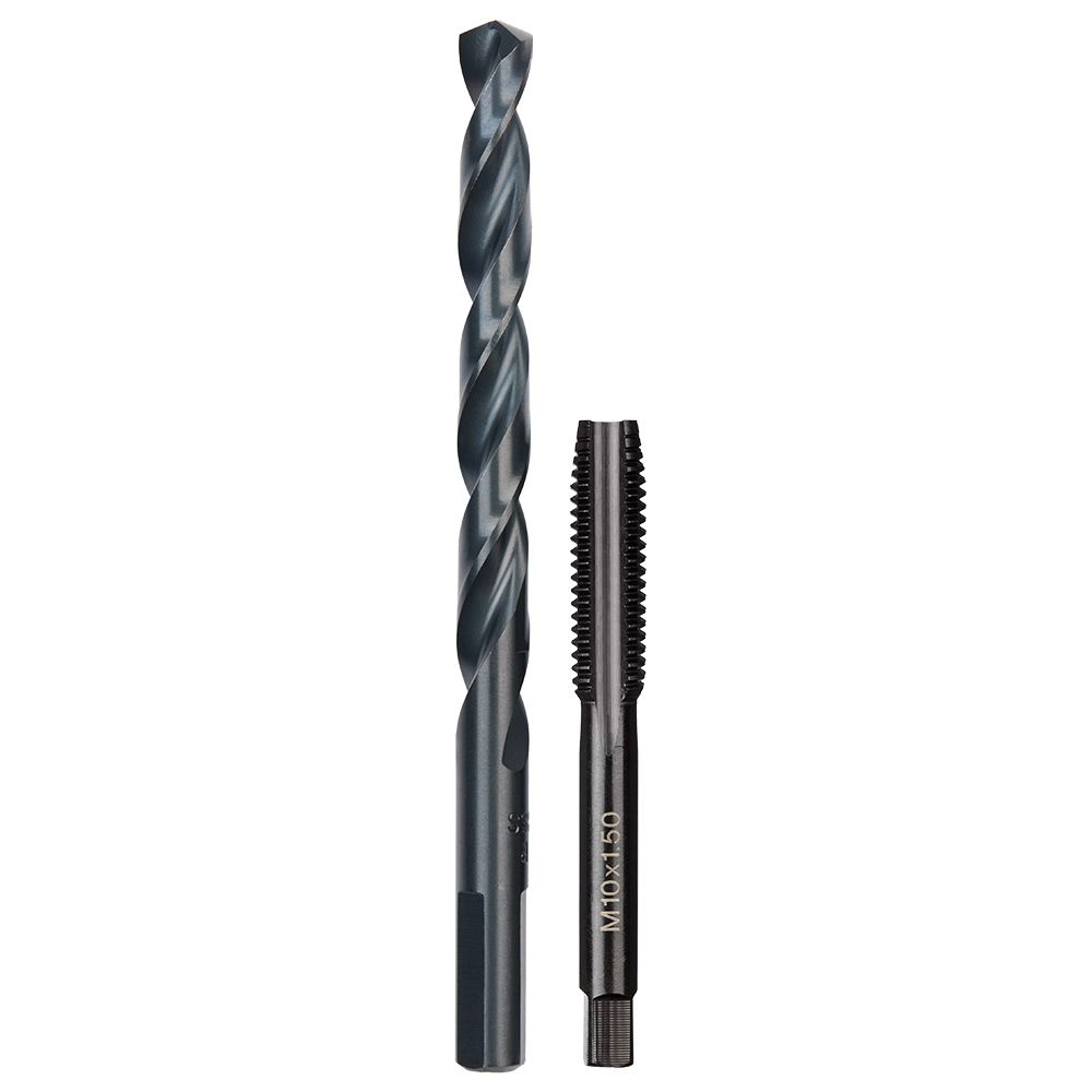 Milwaukee M10 x 1.5 Plug Tap and Drill Bit Set