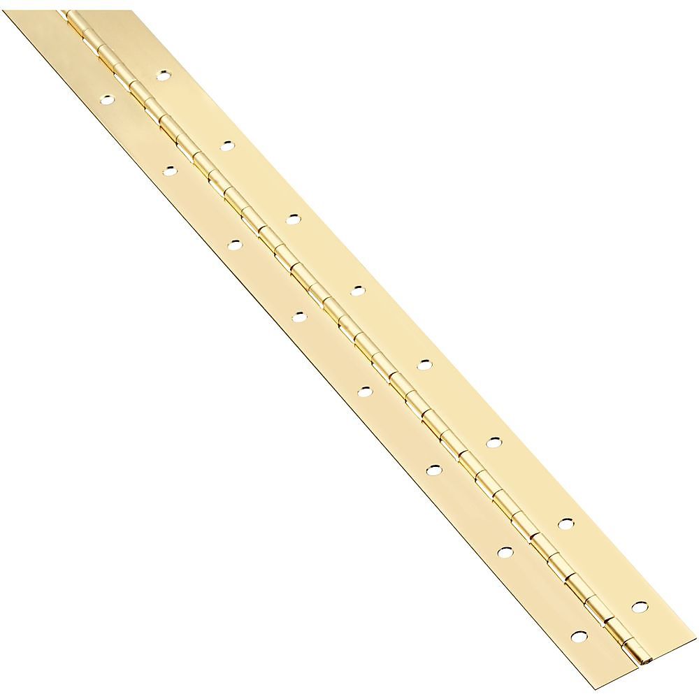 National Hardware 1-1/2 in. x 48 in. Brass Continuous Cabinet Hinge