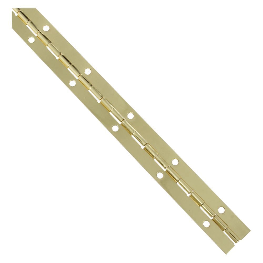 National Hardware 1-1/16 in. x 12 in. Brass Continuous Hinge