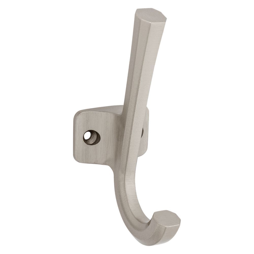 National Hardware 4-15/16 in. Satin Nickel Angled Hook