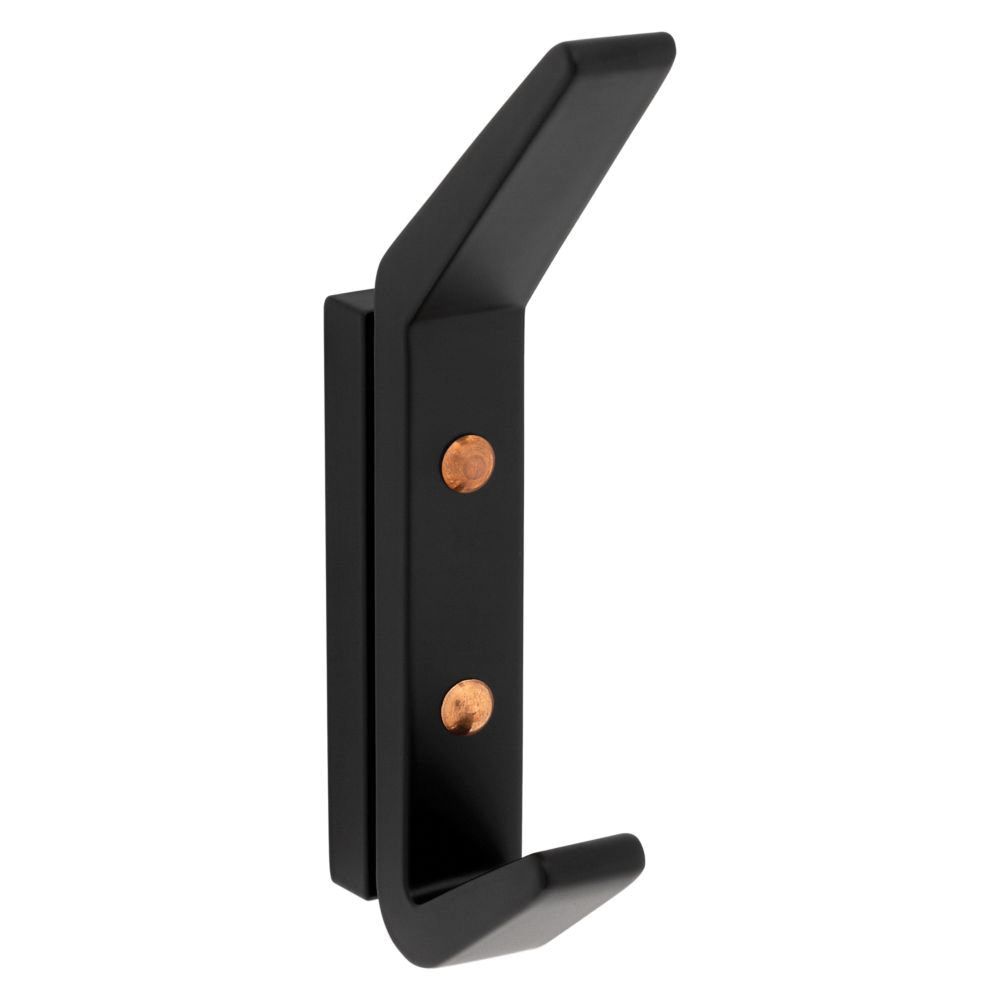National Hardware 4-3/4 in. Matte Black Geometric Hook