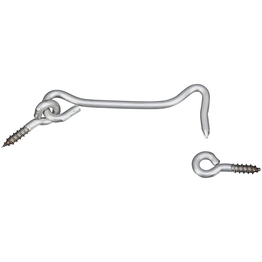 National Hardware 4 in. Stainless Steel Hook and Eye