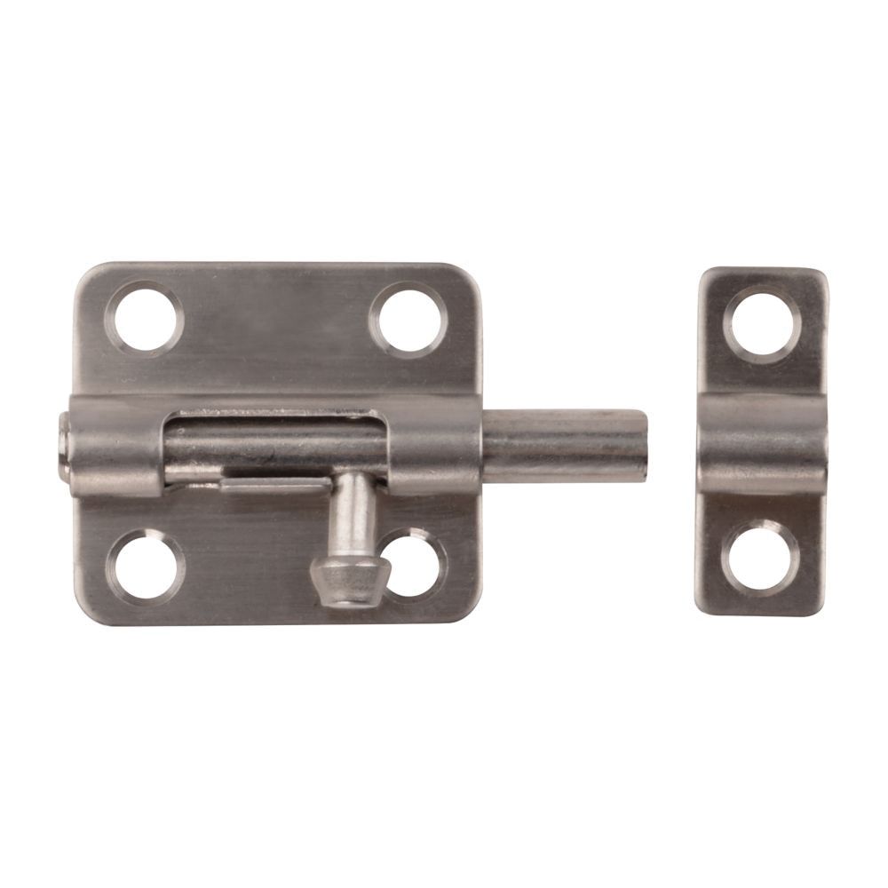 National Hardware 2-1/2 in. Stainless Steel Barrel Bolt