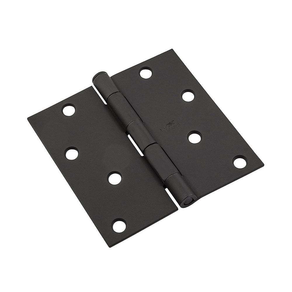 National Hardware 4 in. Black Door Hinge