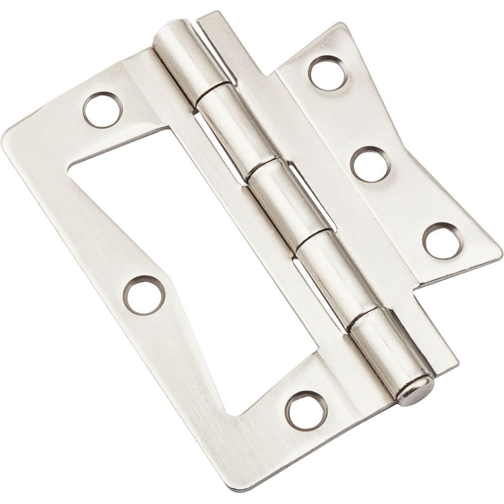 National Hardware 3 in. Satin Nickel Surface Mount Specialty Hinge