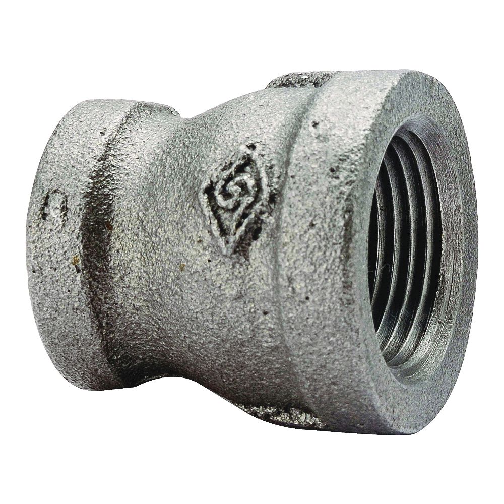 ProSource 1/4 in. x 1/8 in. Black Reducing Pipe Coupling