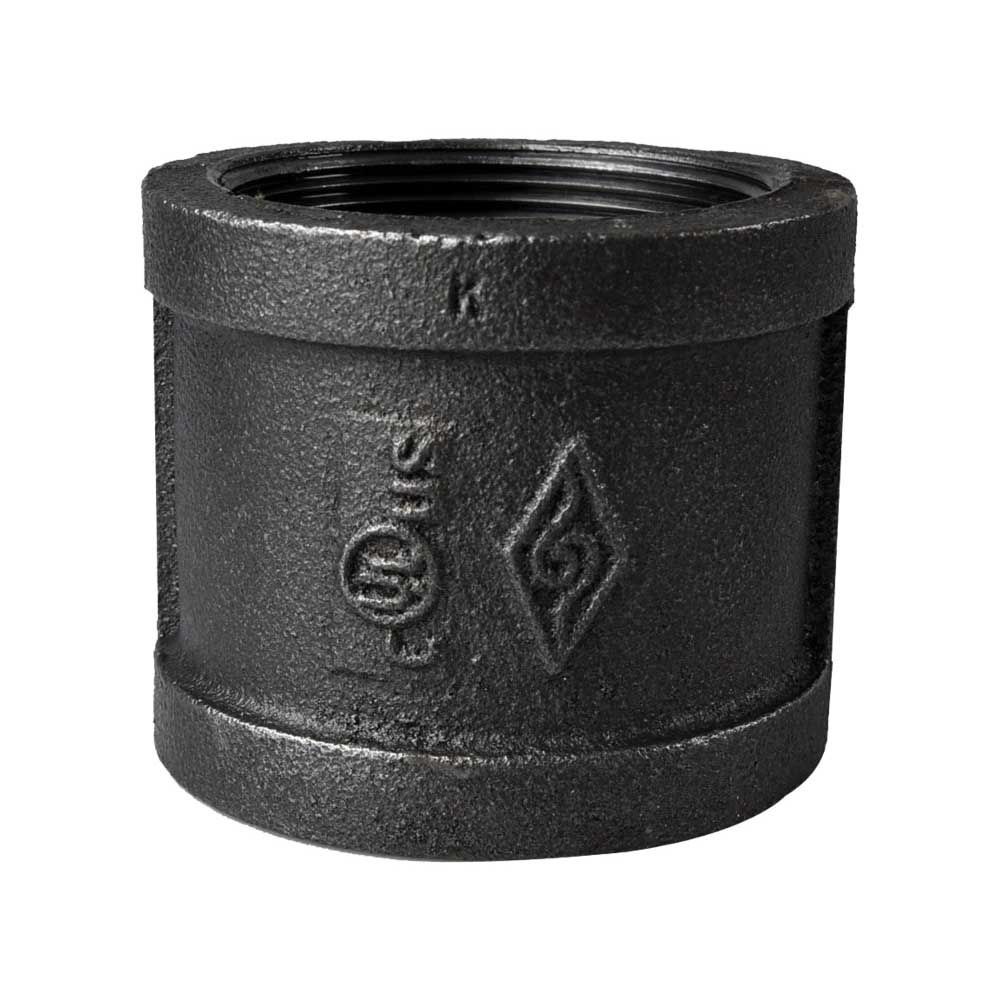 ProSource 2 in. Black Malleable Pipe Coupling