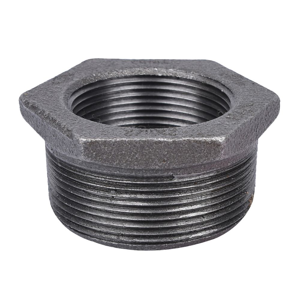 ProSource 2 in. x 1-1/2 in. Black Hex Bushing