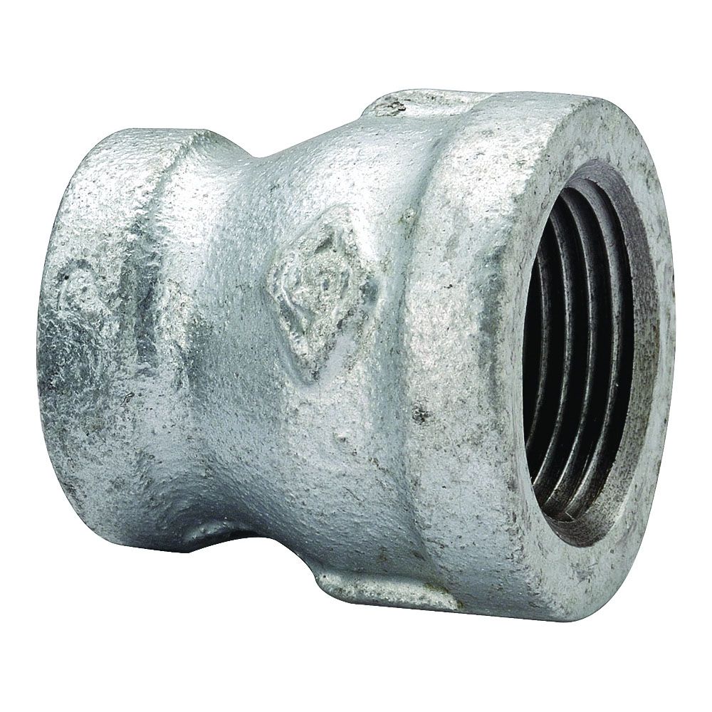 ProSource 3/4 in. x 3/8 in. Galvanized Reducing Coupling