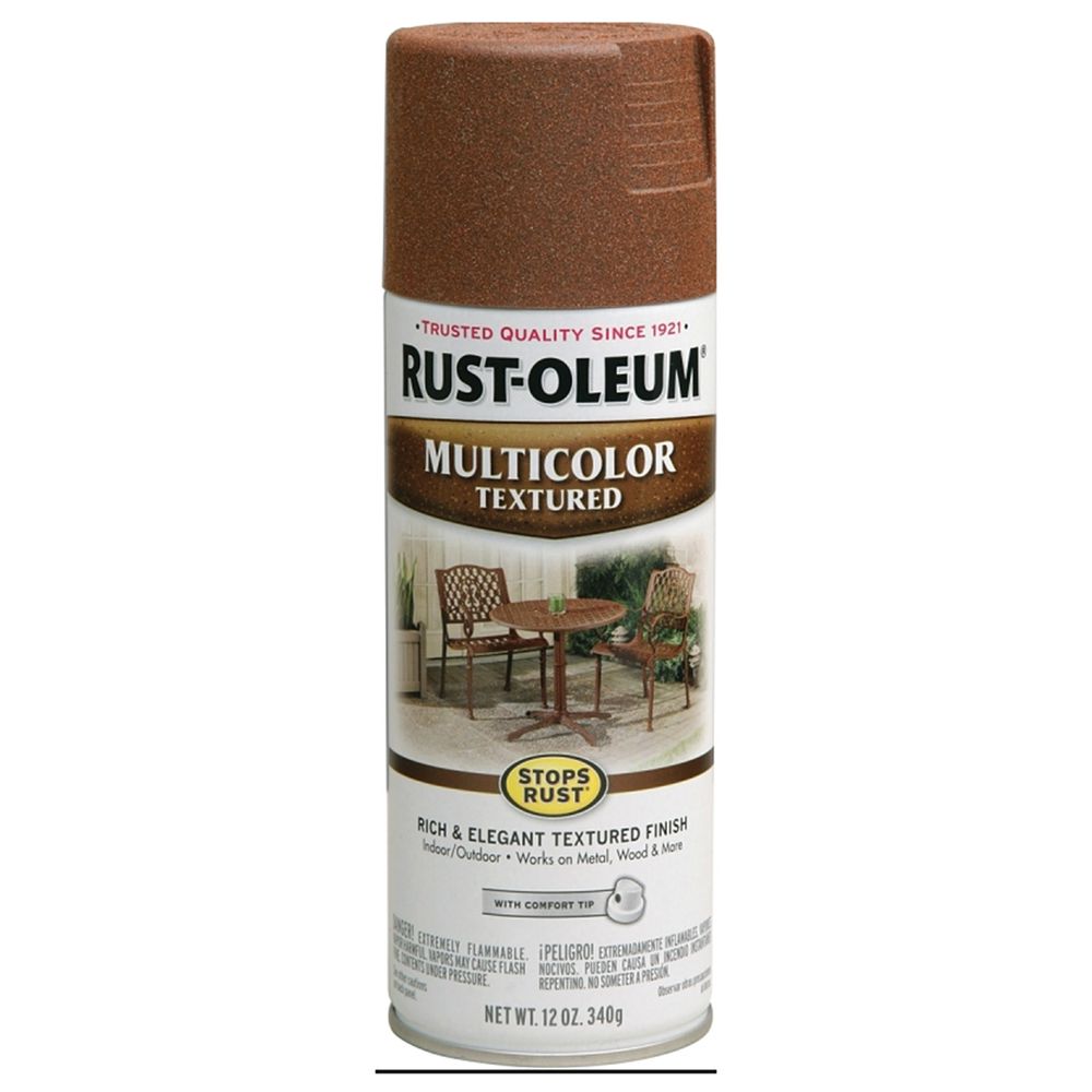 Rust-Oleum 12 oz. Rustic Umber Multicolor Textured Spray Paint