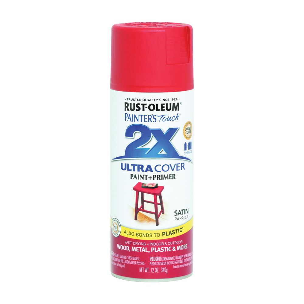 Rust-Oleum 12 oz. Satin Paprika General-Purpose Spray Paint