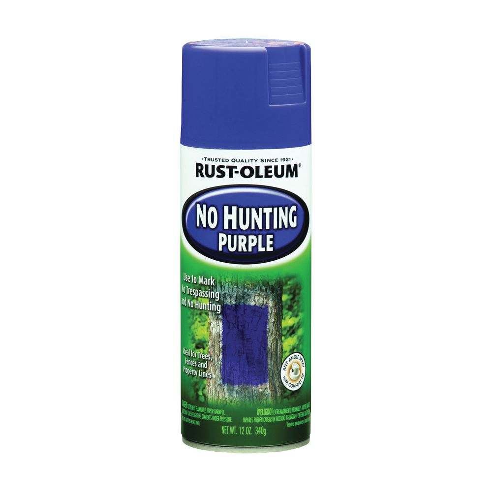 Rust-Oleum 12 oz. No Hunting Purple Spray Paint