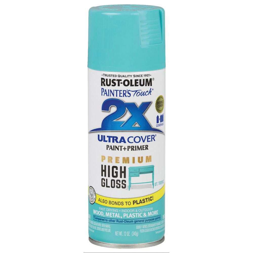 Rust-Oleum 12 oz. Painters Touch 2X Ultra Cover St Tropez High-Gloss Spray Paint
