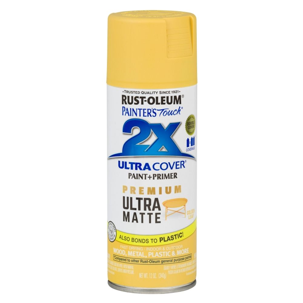 Rust-Oleum 12 oz. Painters Touch 2X Ultra Cover Matte Golden Leaf Spray Paint